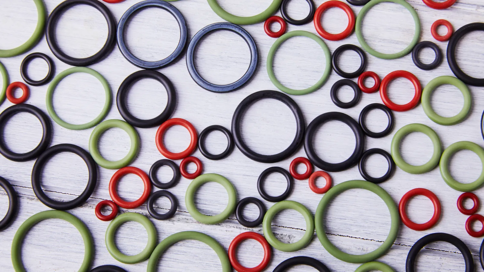 Colorful hydraulic seals